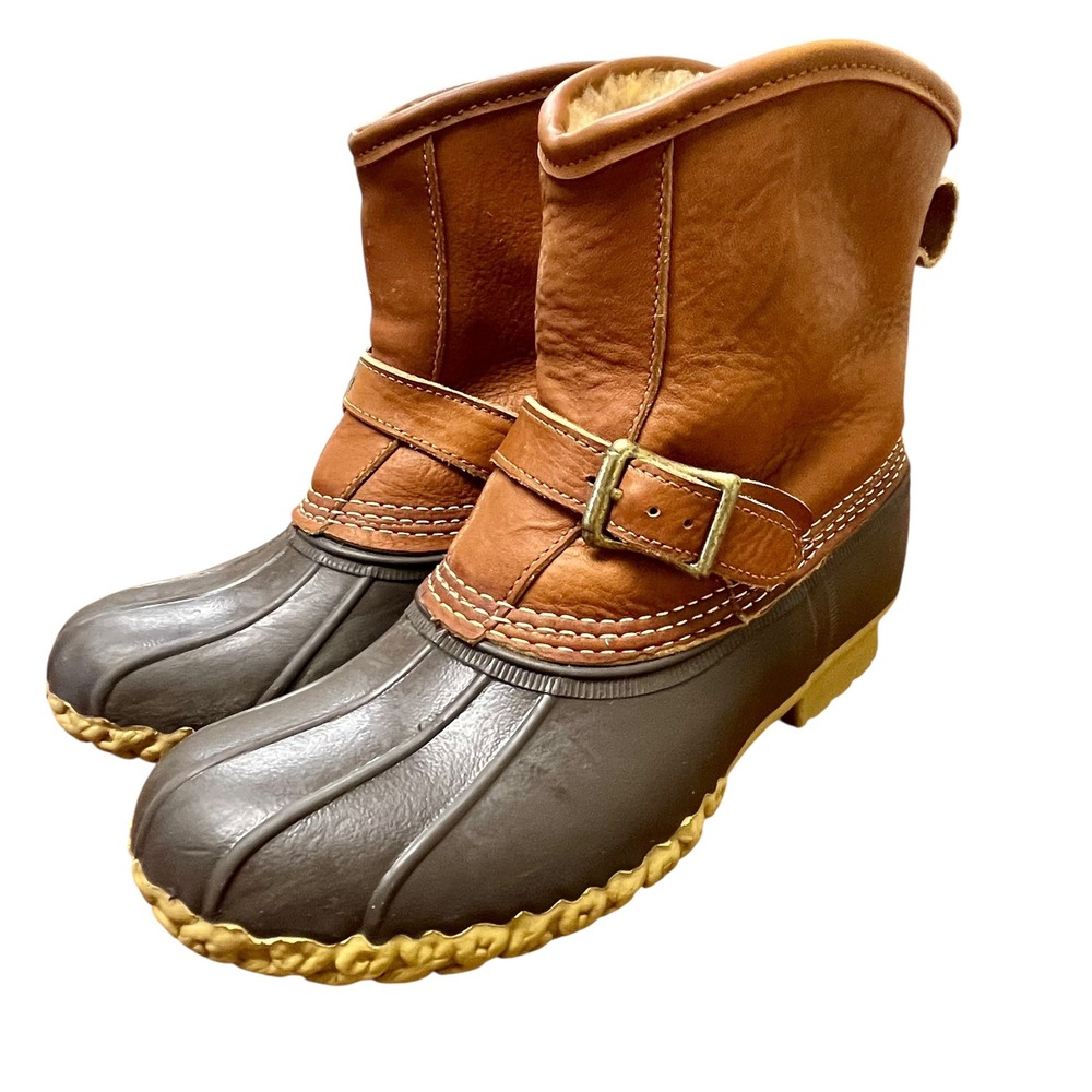 L.L. Bean Brown and Gray Winter Boots